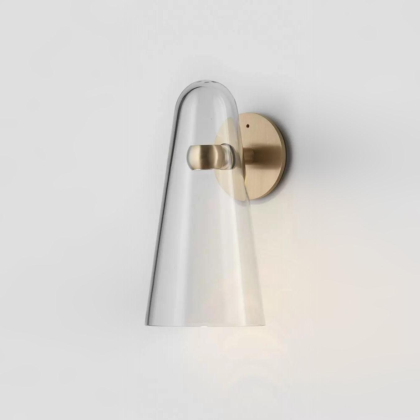 Glass Wall Lamp with LED Lighting | Elegant Design for Modern Interior