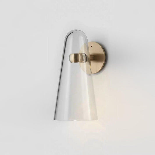 Glass Wall Lamp with LED Lighting | Elegant Design for Modern Interior