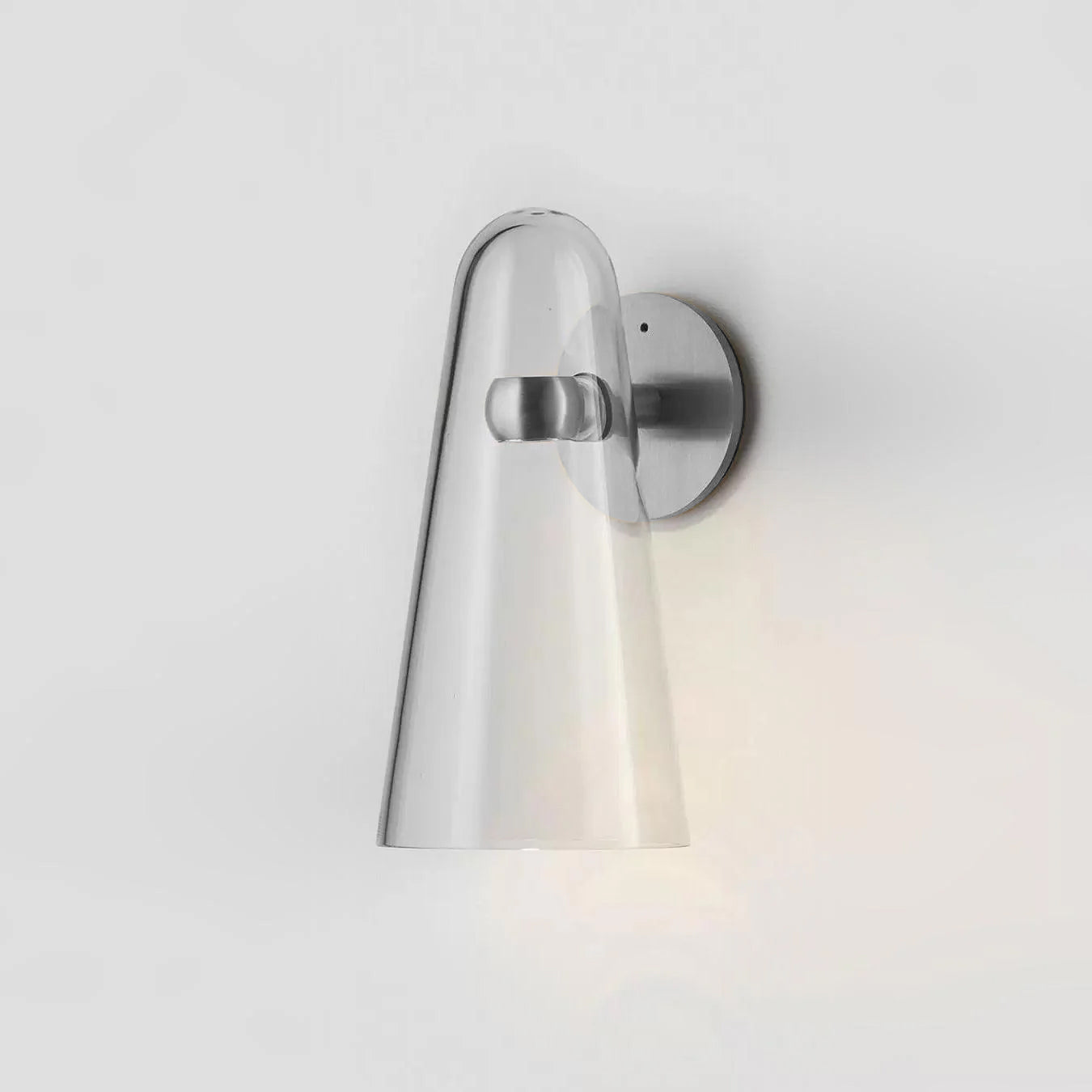 Glass Wall Lamp with LED Lighting | Elegant Design for Modern Interior