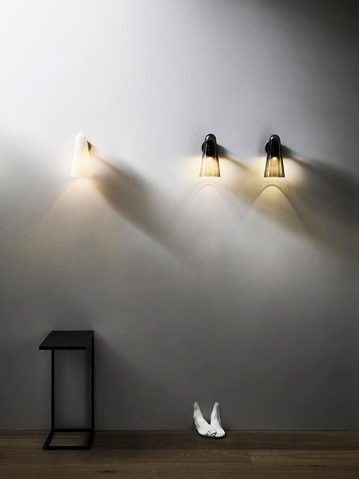 Glass Wall Lamp with LED Lighting | Elegant Design for Modern Interior