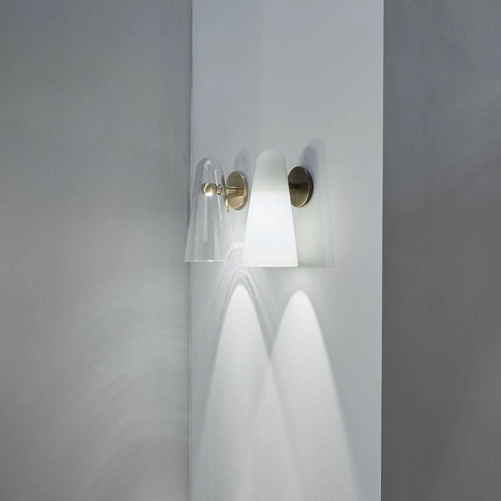 Glass Wall Lamp with LED Lighting | Elegant Design for Modern Interior