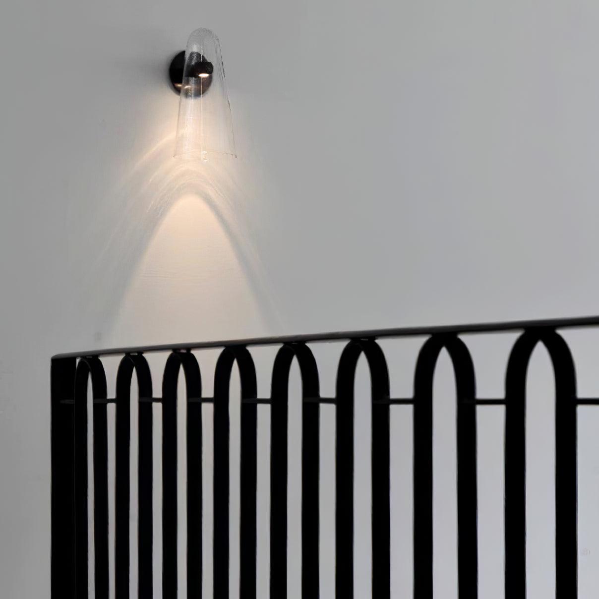 Glass Wall Lamp with LED Lighting | Elegant Design for Modern Interior