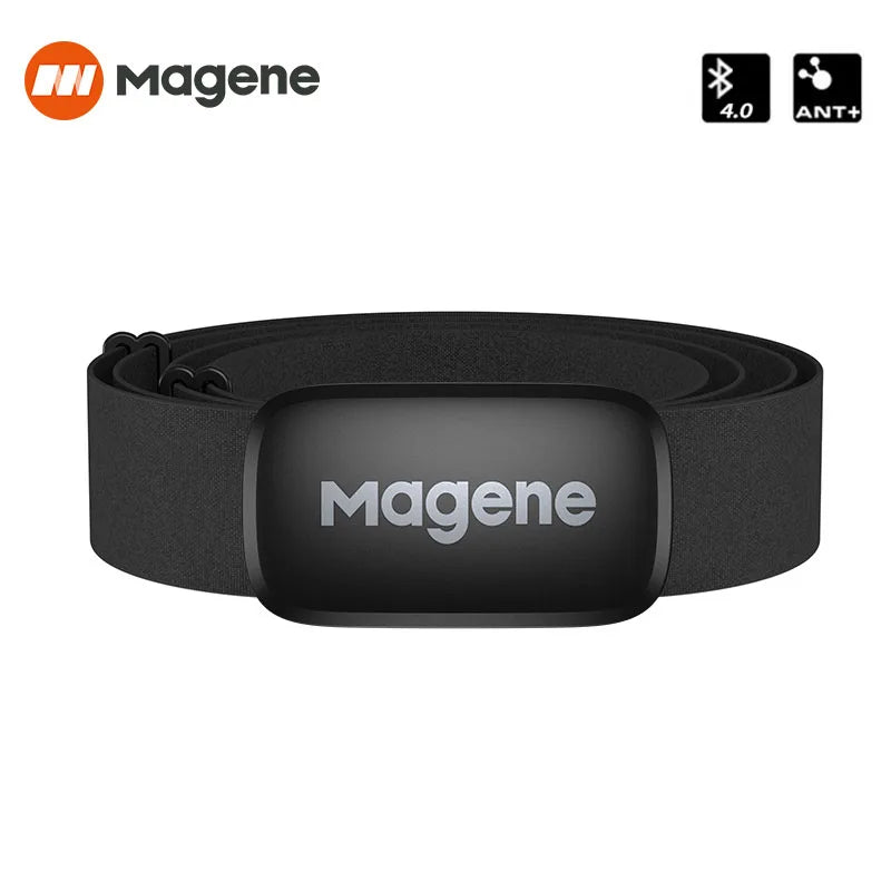Snímač tepové frekvence Magene Mover H64 s duálním režimem, ANT a Bluetooth, s hrudním popruhem, cyklistický počítač pro Wahoo Garmin Sports Monitor