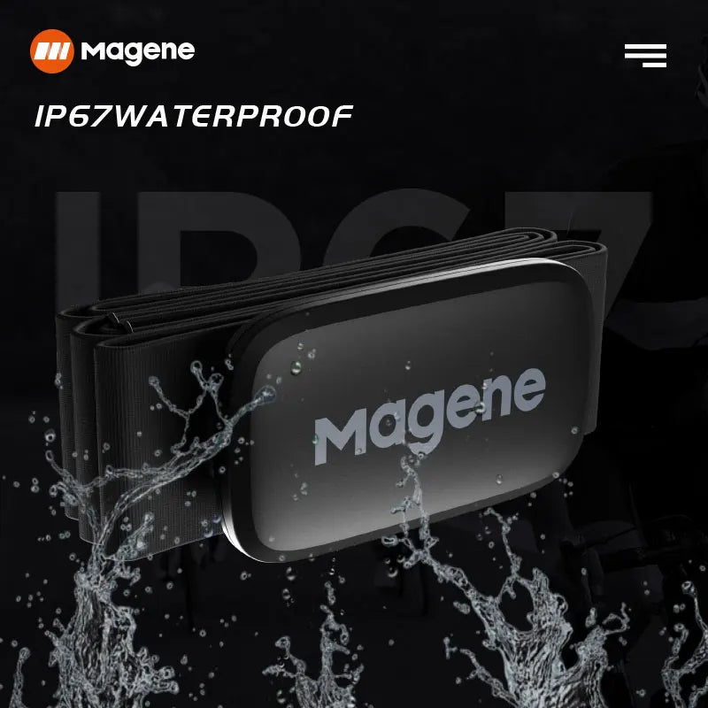 Snímač tepové frekvence Magene Mover H64 s duálním režimem, ANT a Bluetooth, s hrudním popruhem, cyklistický počítač pro Wahoo Garmin Sports Monitor