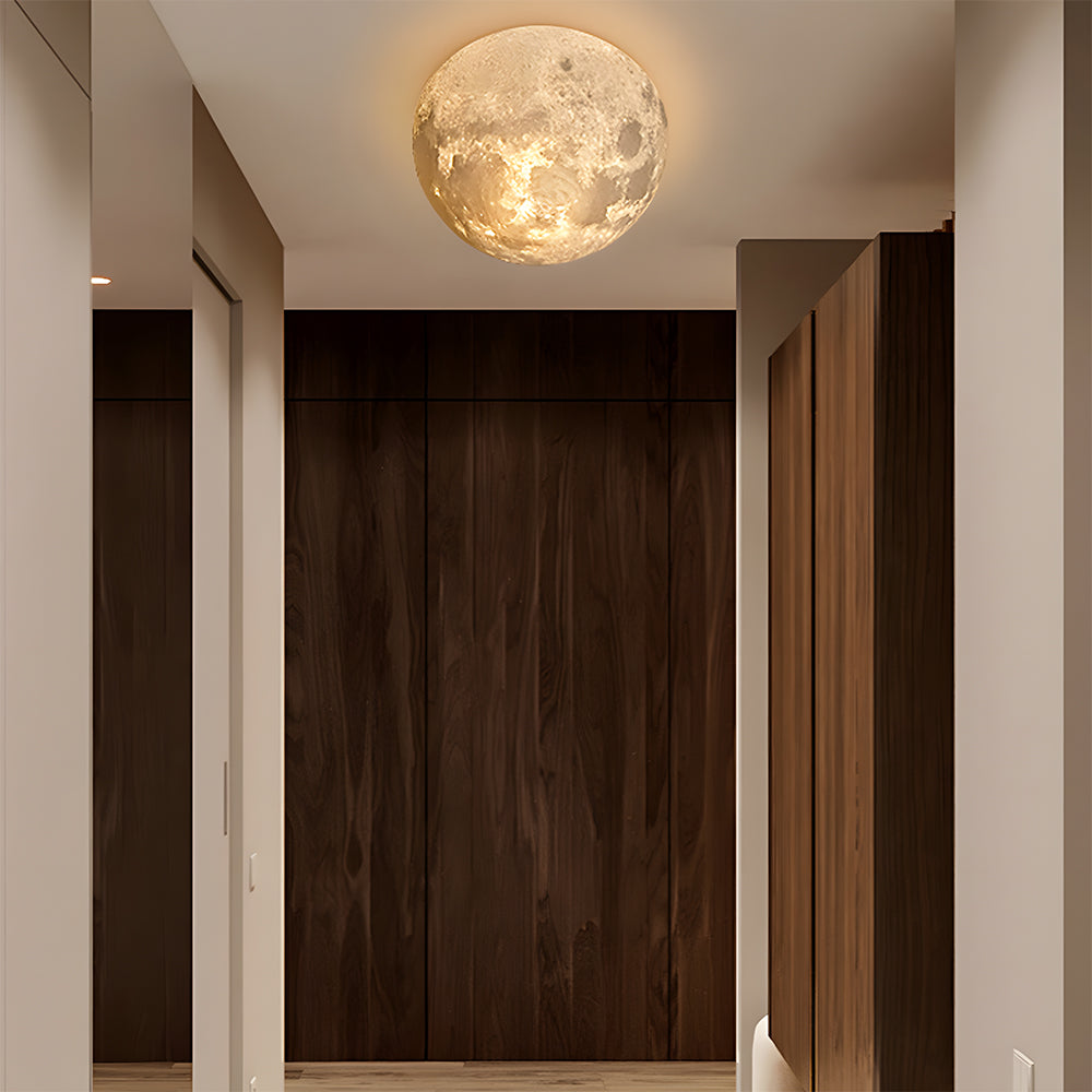 Sorena Moon Wall Sconce Lighting - Modern Atmosphere Wall Lamp with Soft White Glow for Living Room, Hallway, and Bedroom