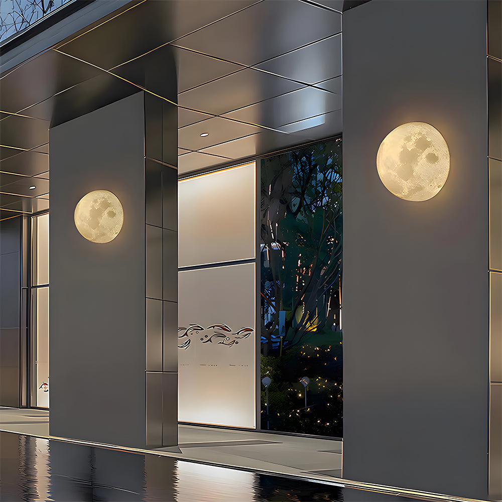 Sorena Moon Wall Sconce Lighting - Modern Atmosphere Wall Lamp with Soft White Glow for Living Room, Hallway, and Bedroom