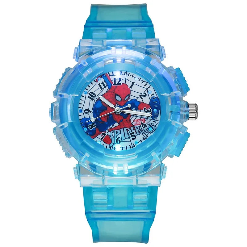 Spider Man Kids Watch - Fashionable Electronic Timepiece with Light for Students 8