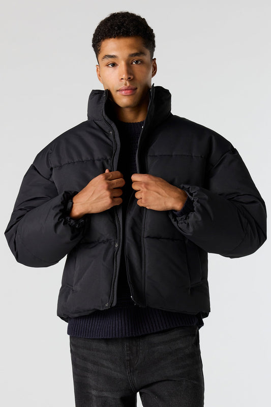 Stylish Black Puffer Jacket for Men and Women - Ultimate Warmth and Comfort 0