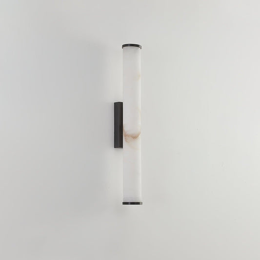 Elegant Alabaster Wall Sconce Light with LED Lighting - Modern Wall Lamp for Indoor Use