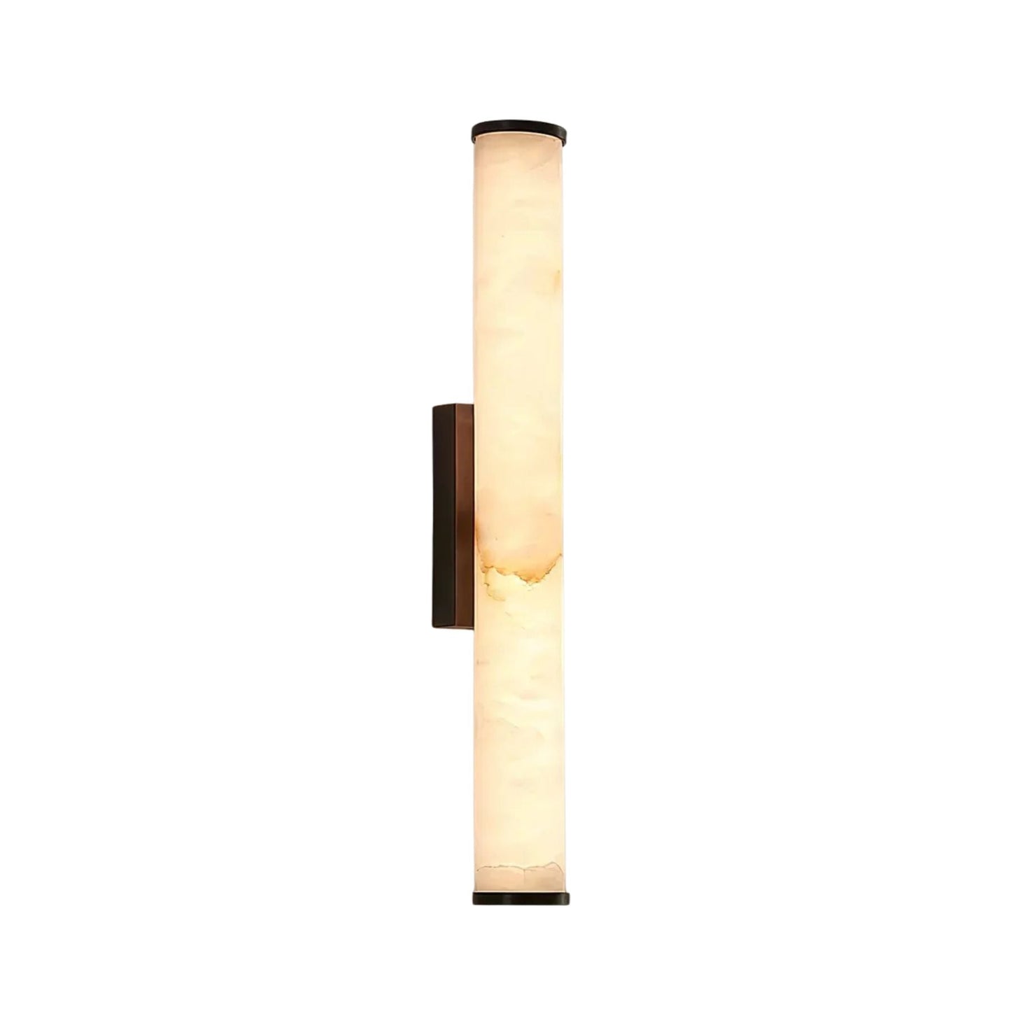 Elegant Alabaster Wall Sconce Light with LED Lighting - Modern Wall Lamp for Indoor Use