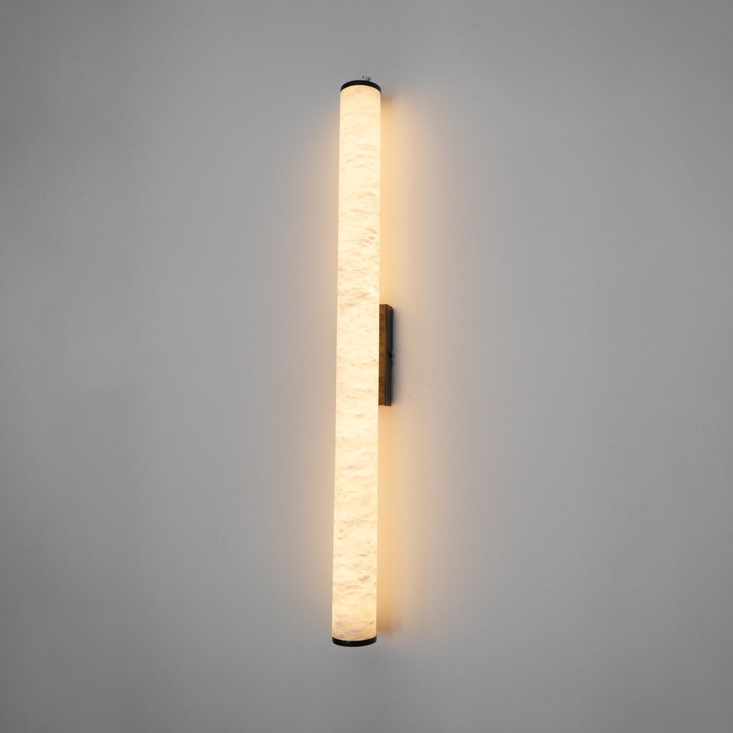 Elegant Alabaster Wall Sconce Light with LED Lighting - Modern Wall Lamp for Indoor Use