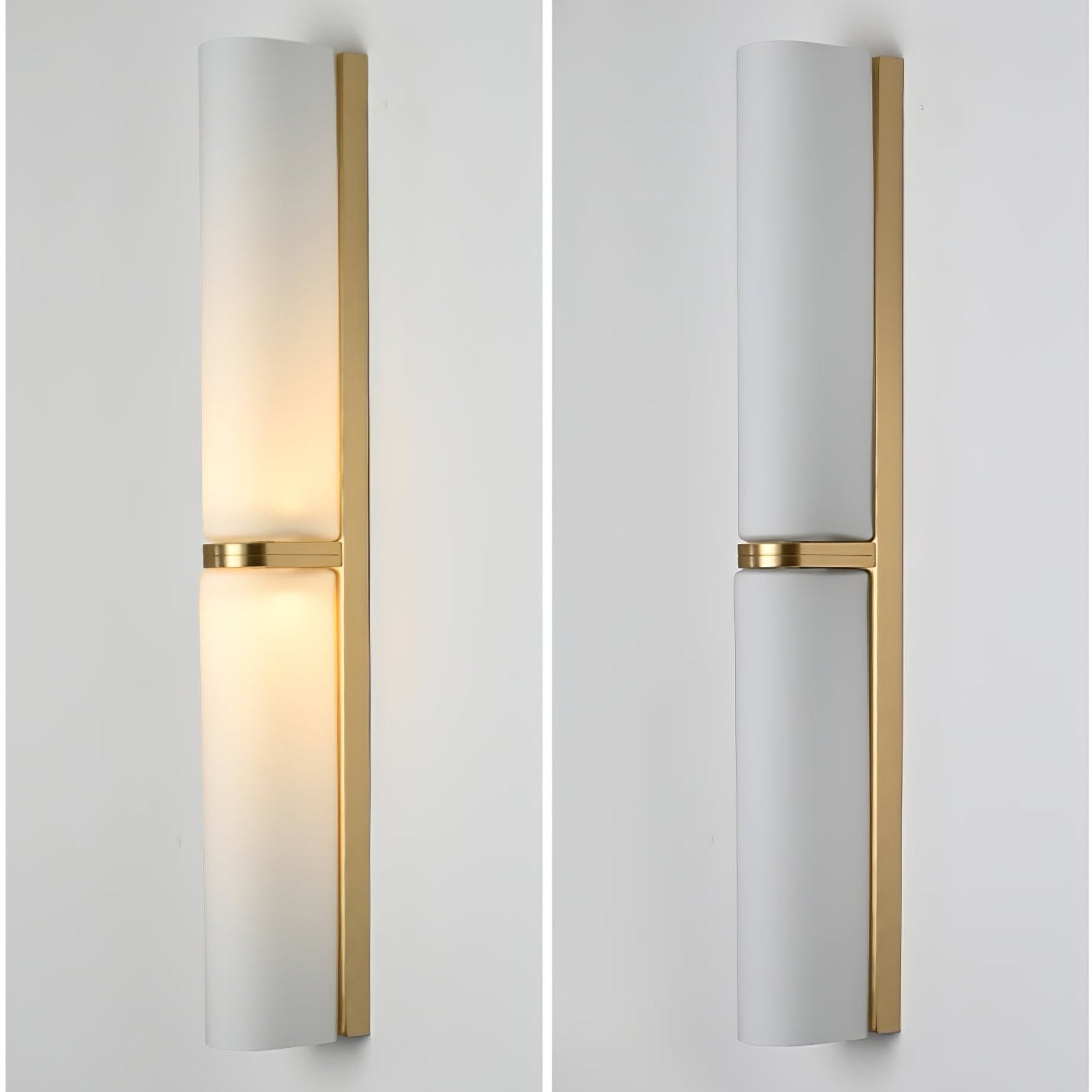 Modern Ivory Glow Wall Sconce with LED Lighting - Elegant Wall Lamp for Living Room, Bedroom, and Entryway