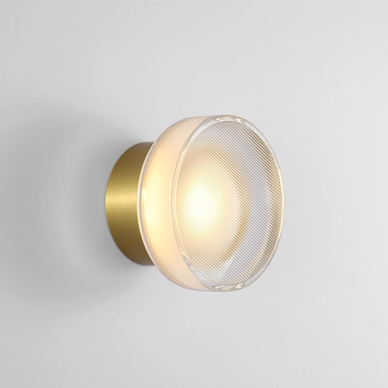 Stylish Wall Lamp with LED Lighting and Glass Design for Modern Interiors
