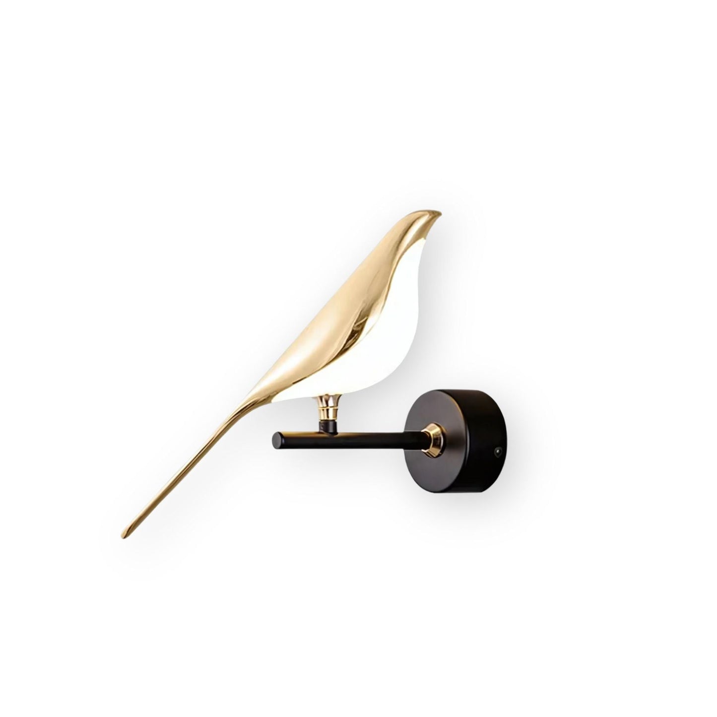 Modern Gold Wall Sconce Lighting with LED for Energy-Efficient Home Decor - Stylish Bird Design Wall Lamp