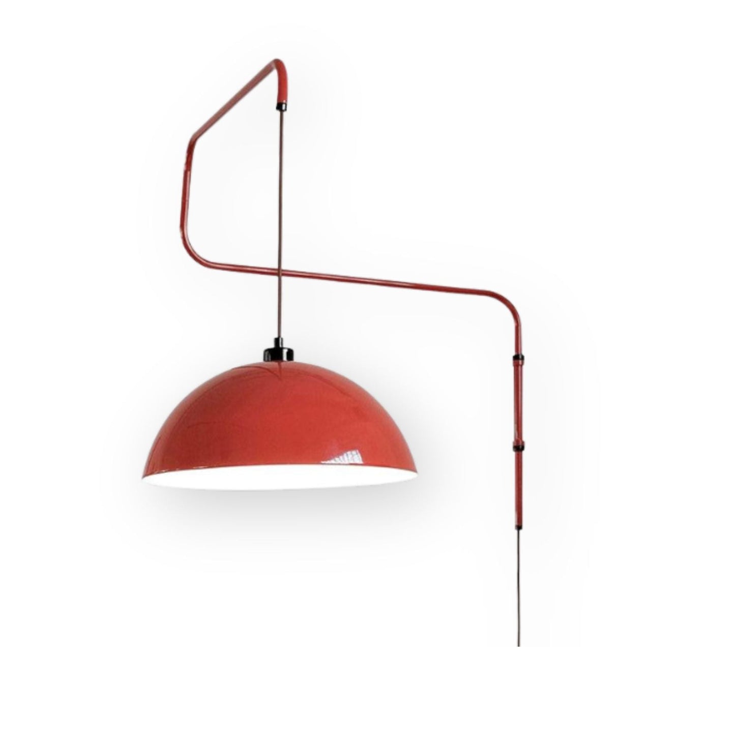 Erlevio Adjustable Wall Sconce Lighting - Modern Wall Lamp with Large Shade for Living Room and Bedroom