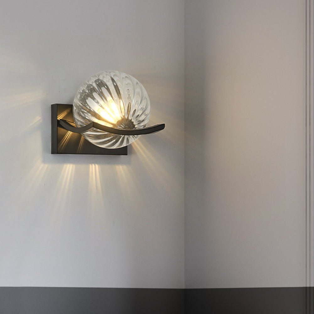 Modern Glass LED Wall Sconce Lighting - Elegant Wall Lamp for Cozy Interiors