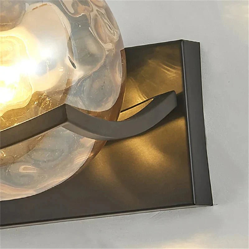 Modern Glass LED Wall Sconce Lighting - Elegant Wall Lamp for Cozy Interiors