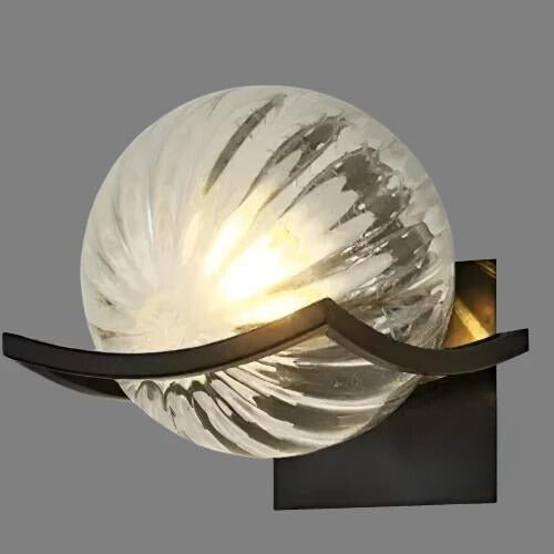 Modern Glass LED Wall Sconce Lighting - Elegant Wall Lamp for Cozy Interiors