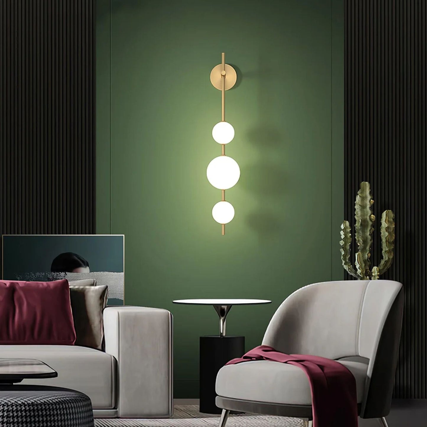 Talon Modern LED Wall Sconce Lighting with Dimming - Elegant Wall Lamp for Cozy Interiors in Black and White
