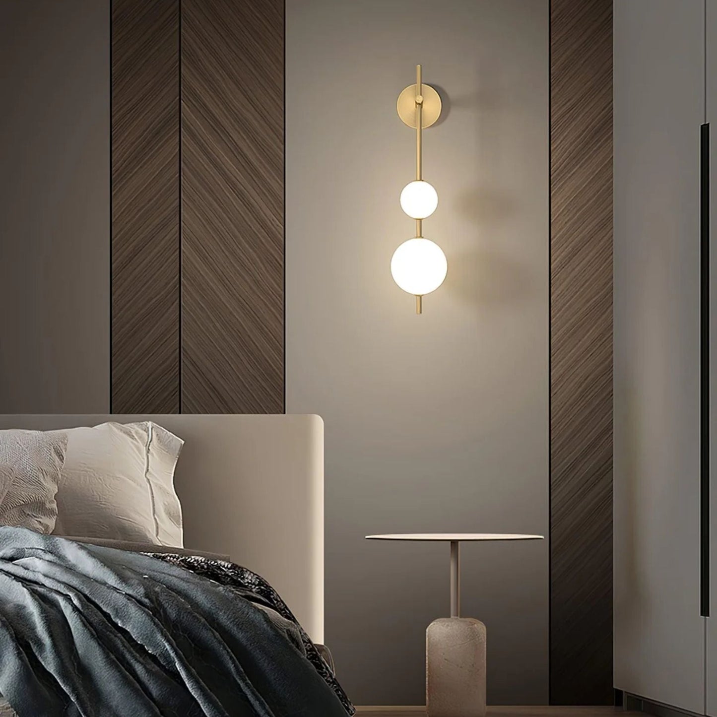 Talon Modern LED Wall Sconce Lighting with Dimming - Elegant Wall Lamp for Cozy Interiors in Black and White