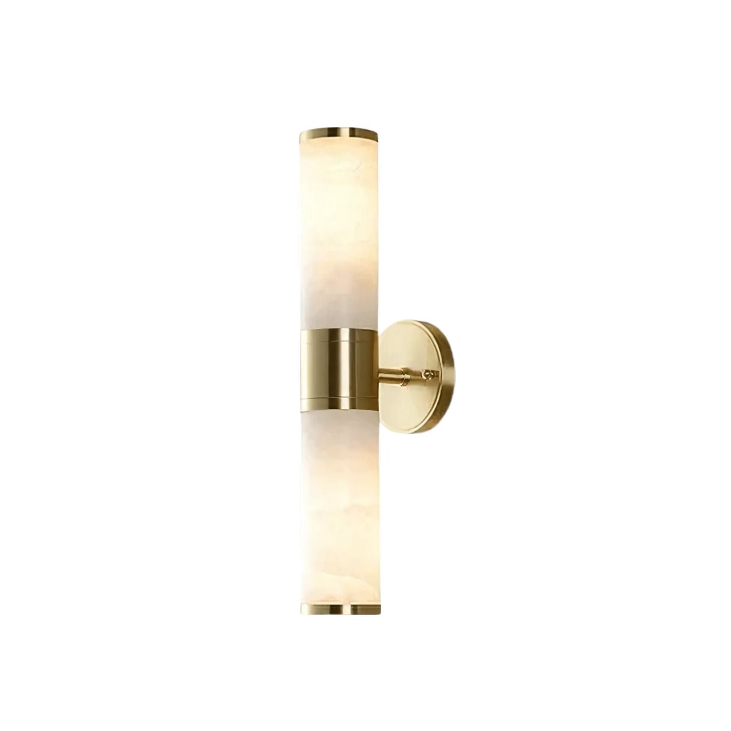 Tanzelo Alabaster Wall Sconce Lighting - Elegant Warm Light Fixture for Modern Interiors