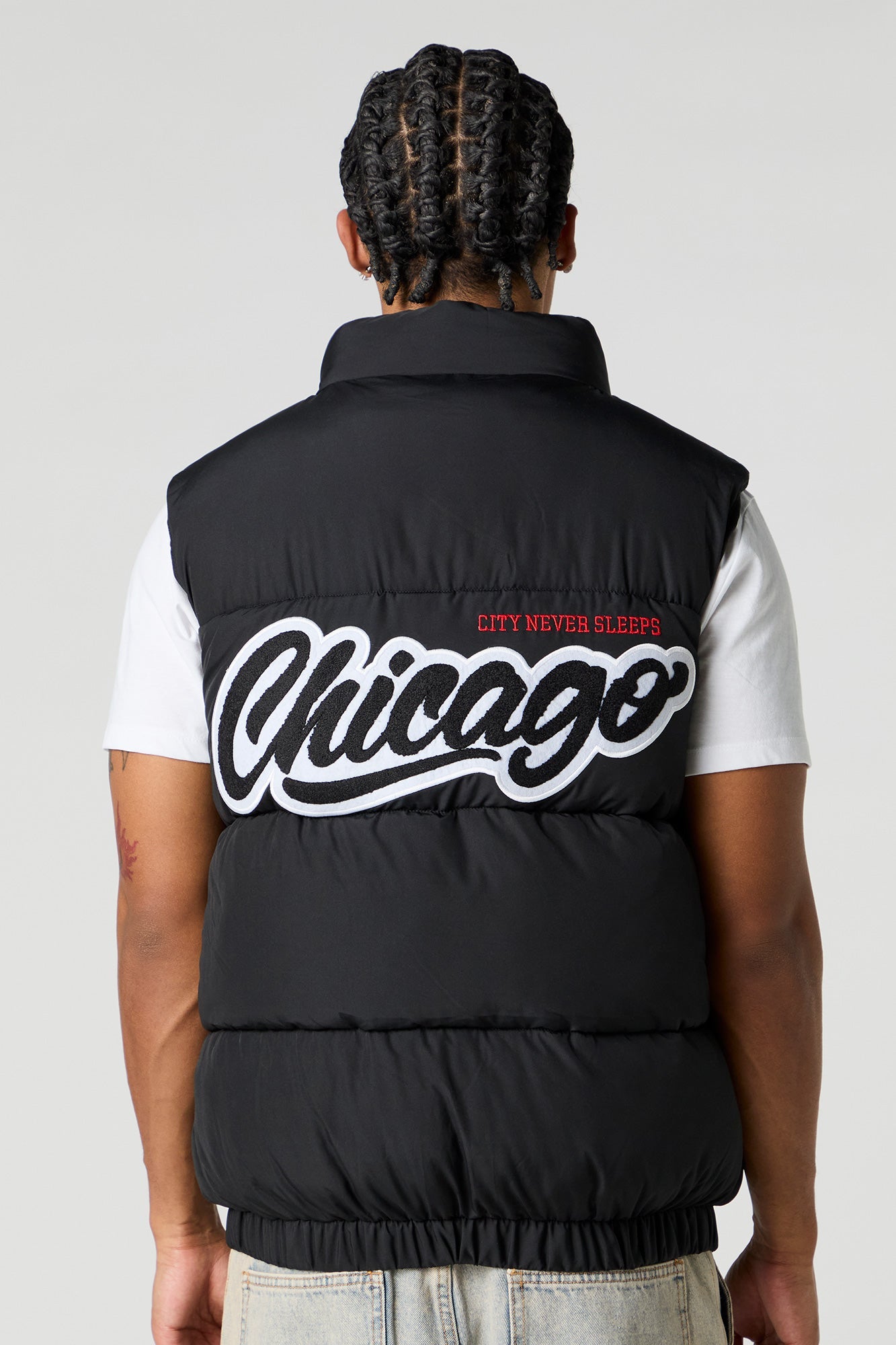 Trendy Women’s Chenille Embroidered Puffer Vest for Ultimate Comfort and Style 3