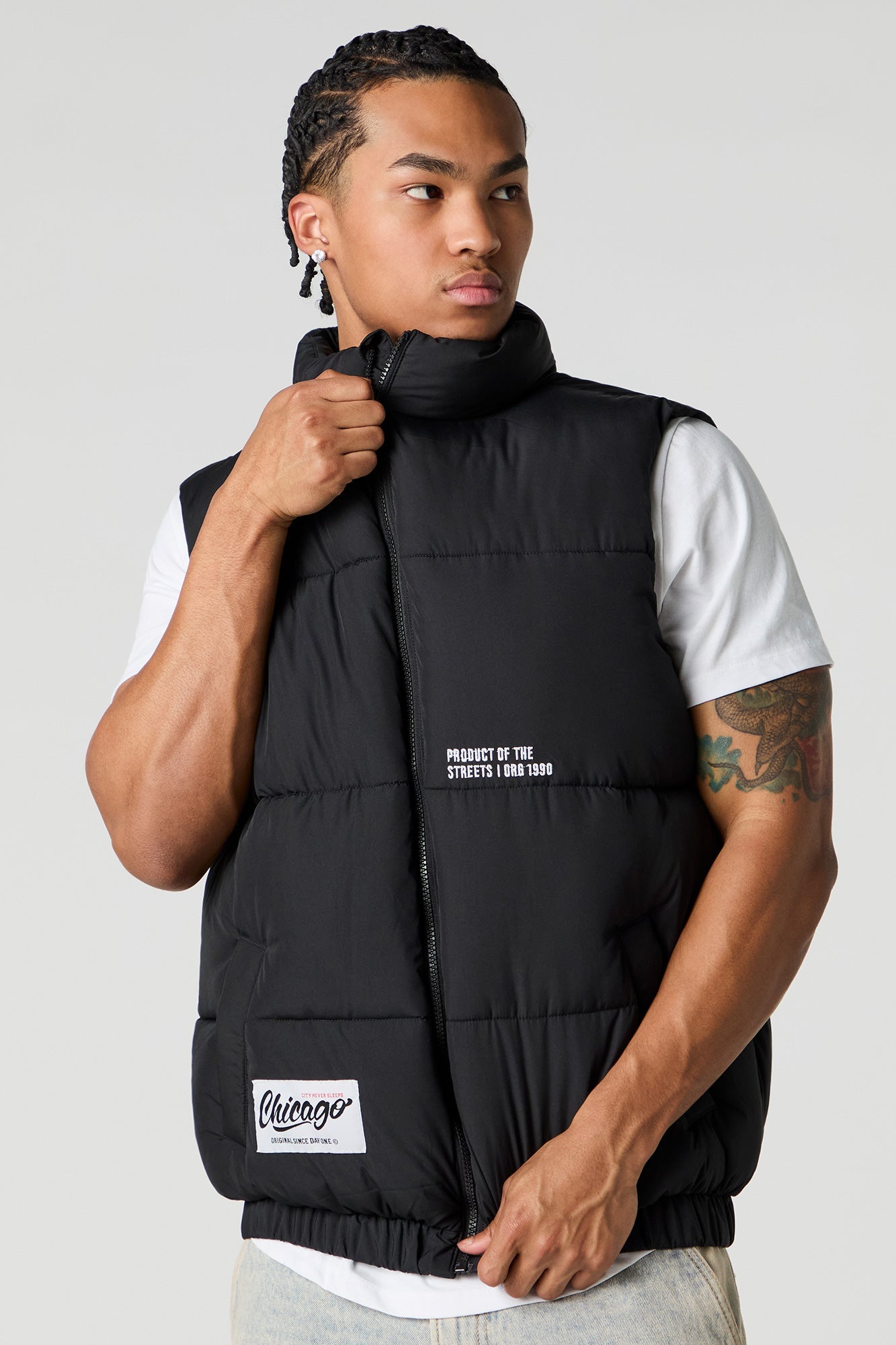 Trendy Women’s Chenille Embroidered Puffer Vest for Ultimate Comfort and Style 4