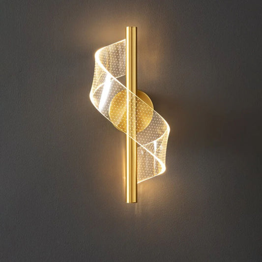 Velo Wave | Wall lamp with elegant glass design | Modern lighting for stylish interiors
