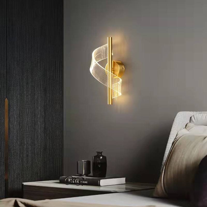 Velo Wave | Wall lamp with elegant glass design | Modern lighting for stylish interiors