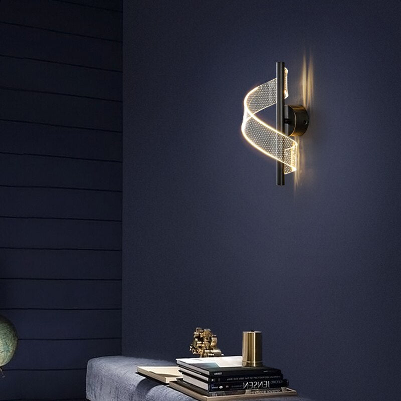 Velo Wave | Wall lamp with elegant glass design | Modern lighting for stylish interiors