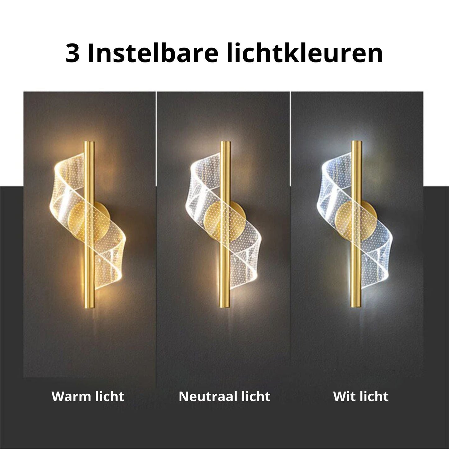 Velo Wave | Wall lamp with elegant glass design | Modern lighting for stylish interiors