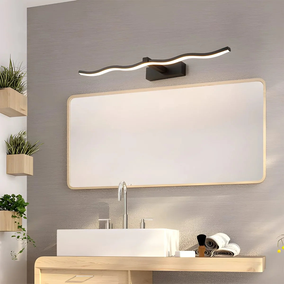 Vinaty | Linear Wall Lamp with LED Lighting | Modern Design for Bathroom