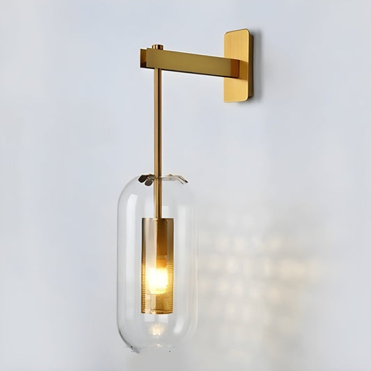 Yovano | Wall lamp with elegant glass shade | Modern design for atmospheric lighting