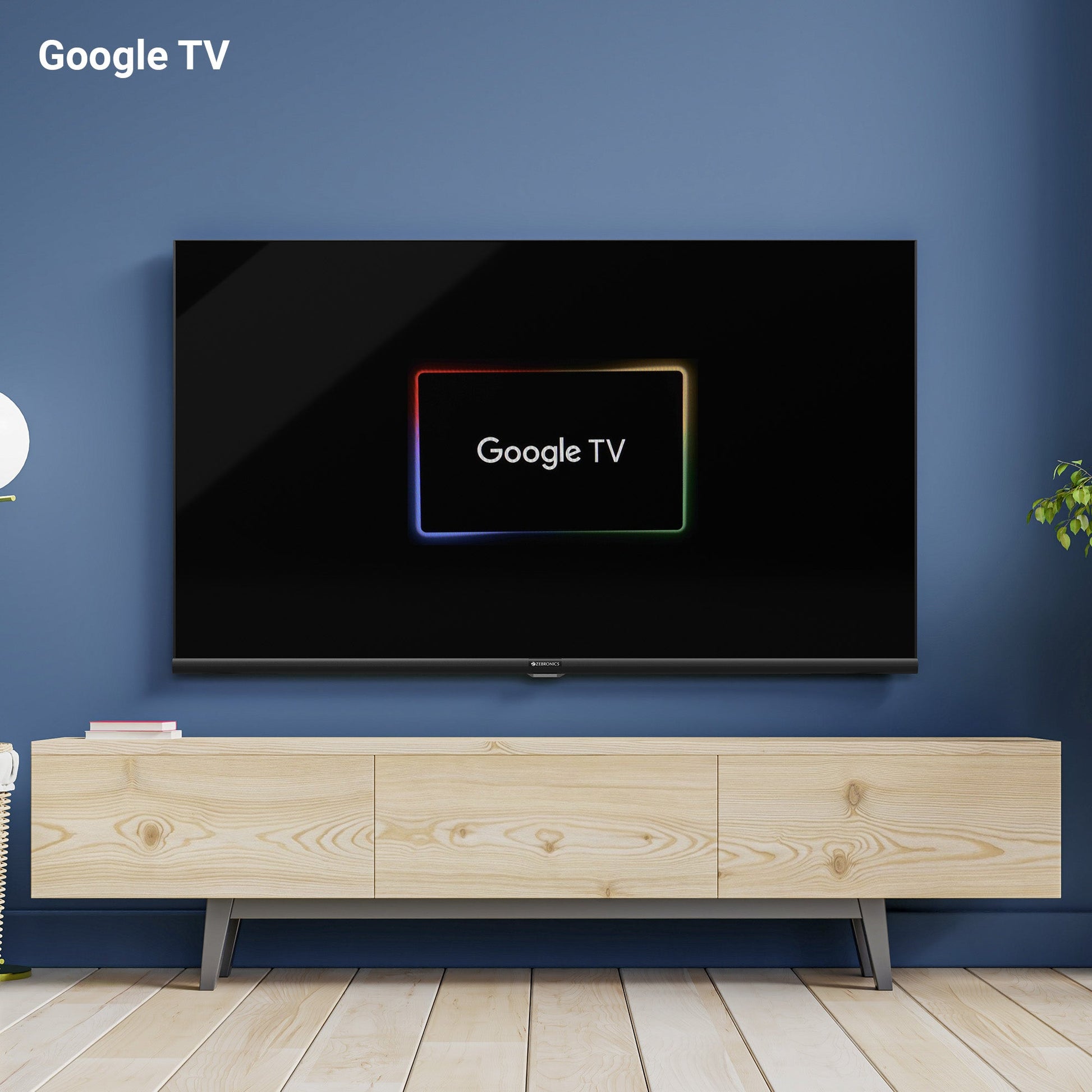 Téléwizor QLED 4K z Google TV i Dolby Audio | 43 cale z Bezramkowym Designem dla Niezapomnianych Wrażeń Wizualnych 3