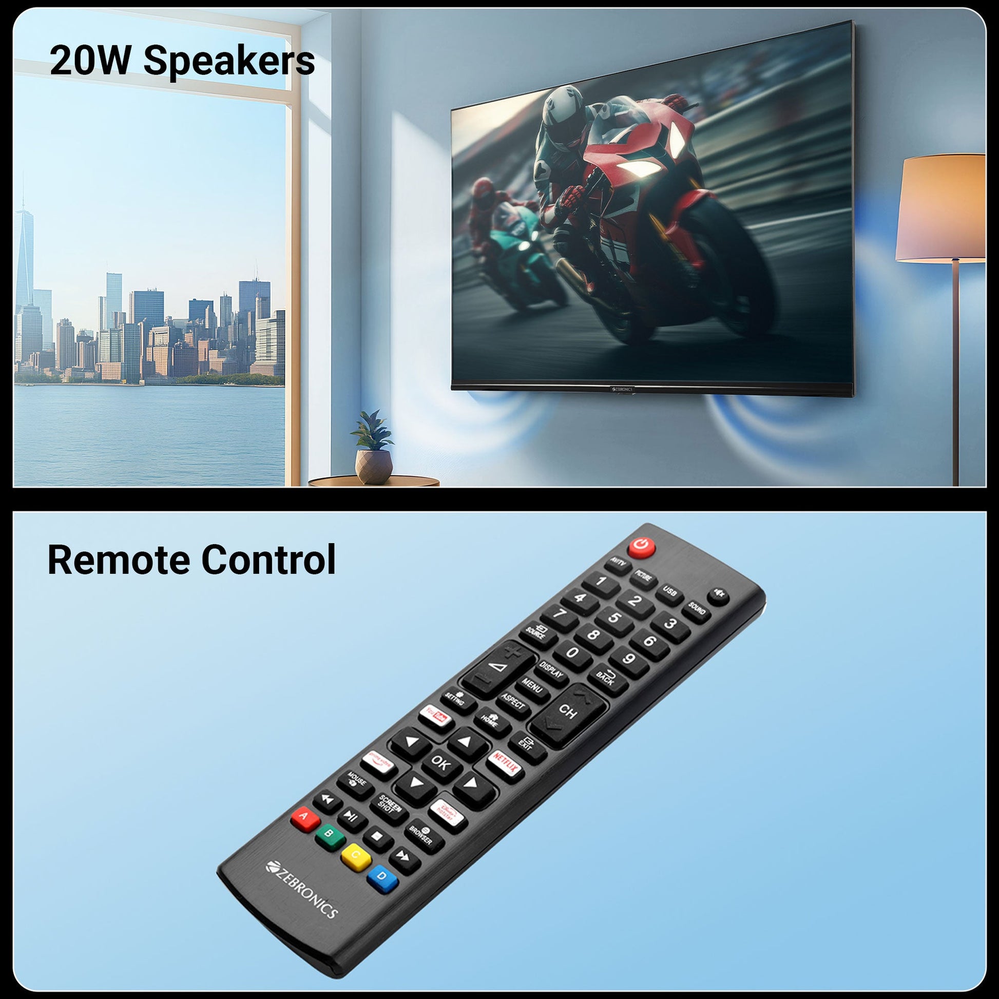 Telewizor 32 cale LED z Multi-Connectywnością i Rozdzielczością HD - Idealny do Domu 5