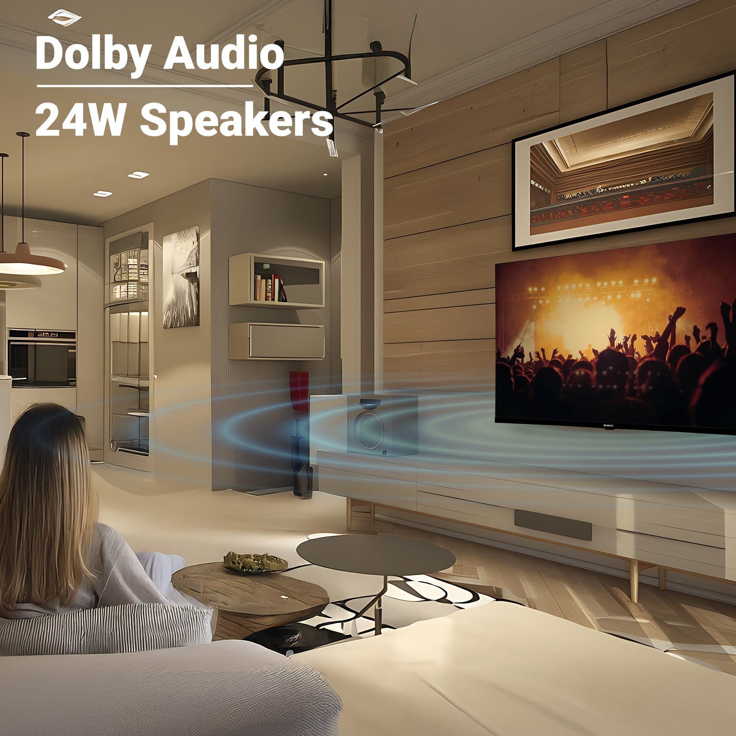 Zéb | Smart TV 43 Full HD with Dolby Audio | Frameless Design for Immersive Viewing 3