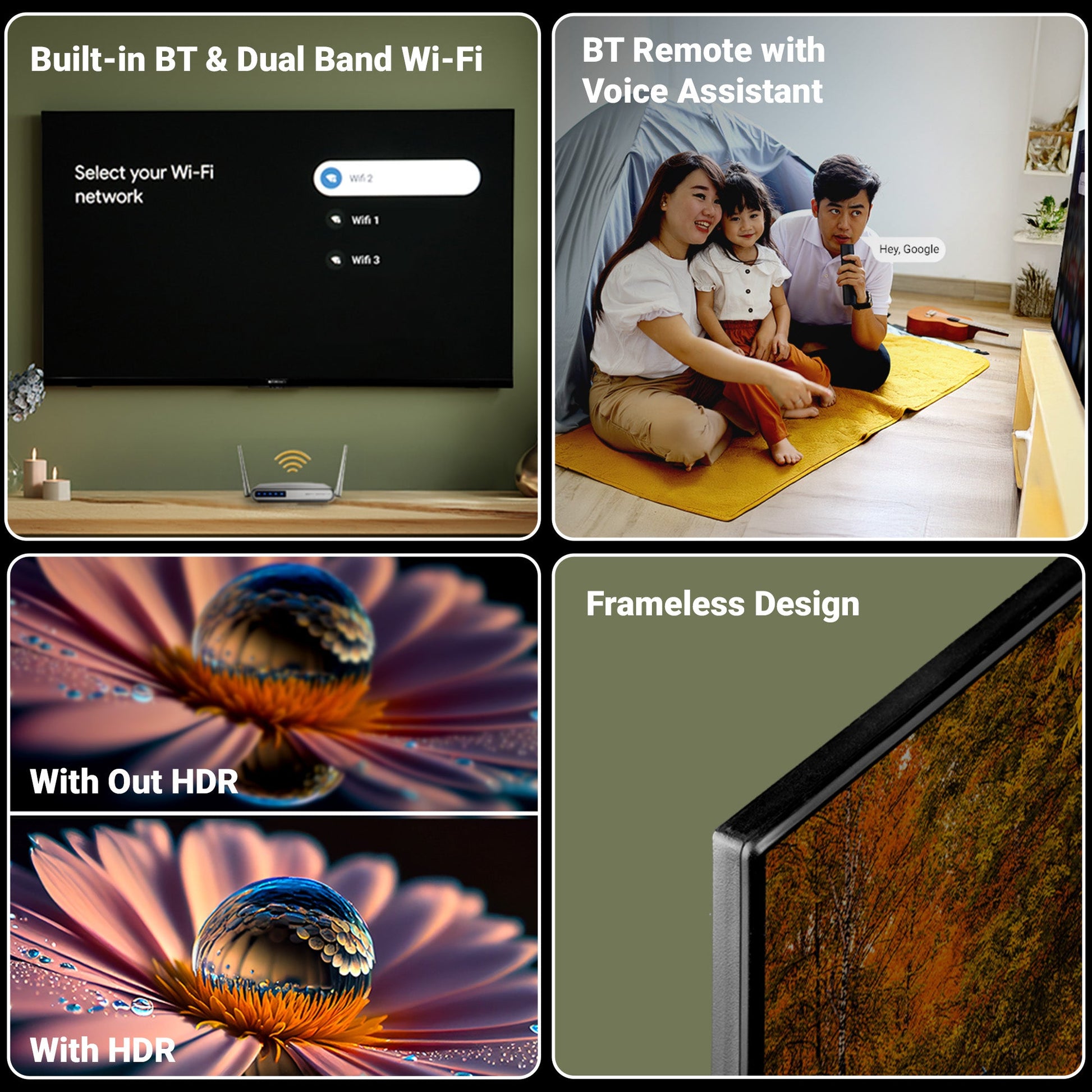 Zéb | Smart TV 43 Full HD with Dolby Audio | Frameless Design for Immersive Viewing 4