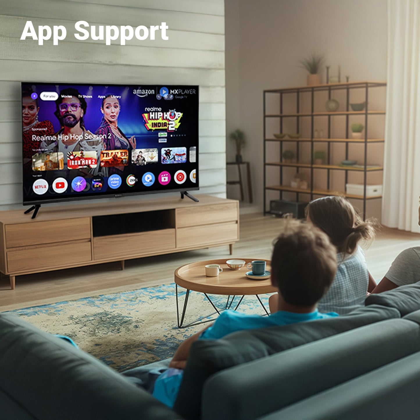 Inteligentny Telewizor 43 FHD z Dolby Audio | Nowoczesny Design i Google OS dla Doskonałej Rozrywki 5