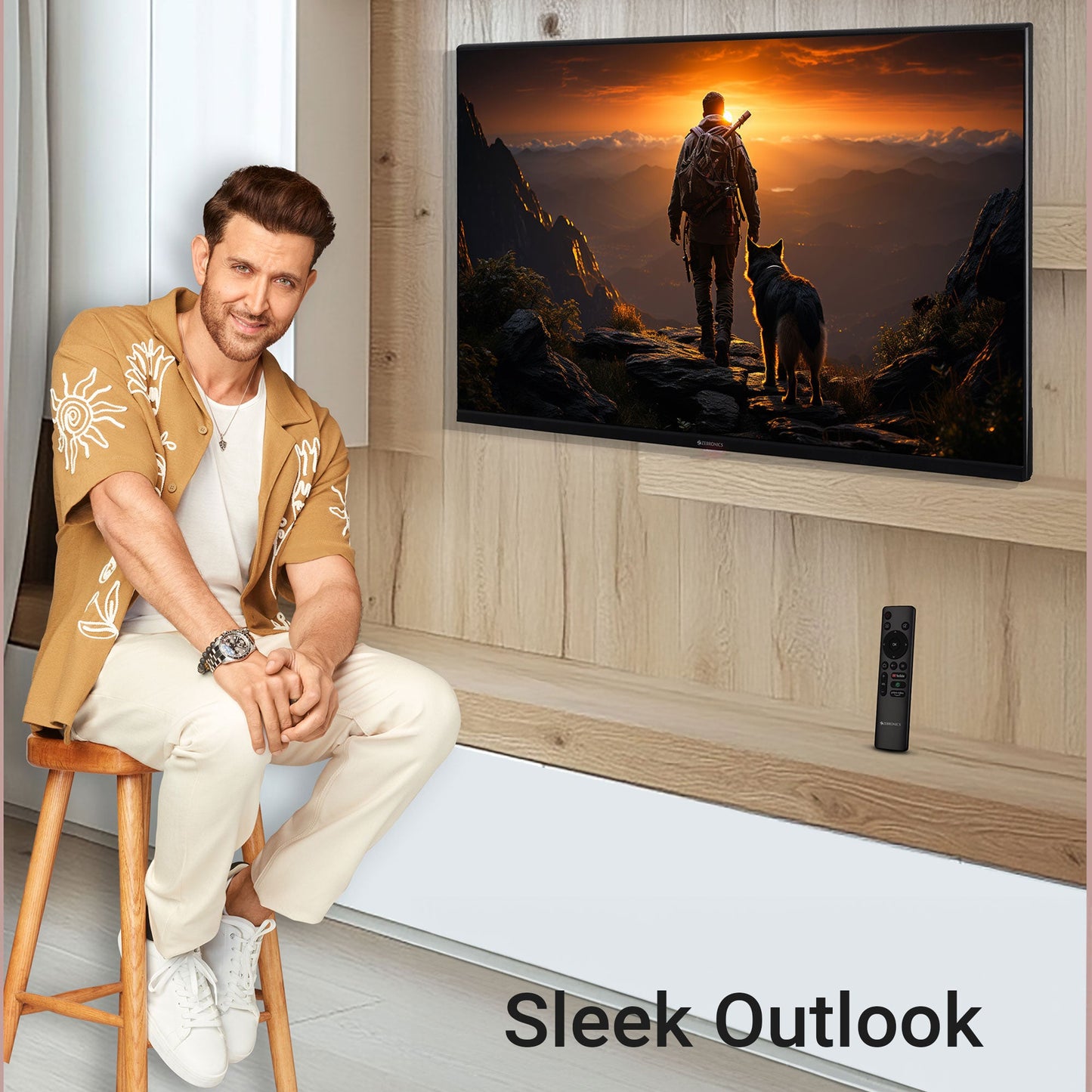 Inteligentny Telewizor 43 FHD z Wi-Fi i Multi Connectywnością | Nowoczesny Design do Rozrywki 3