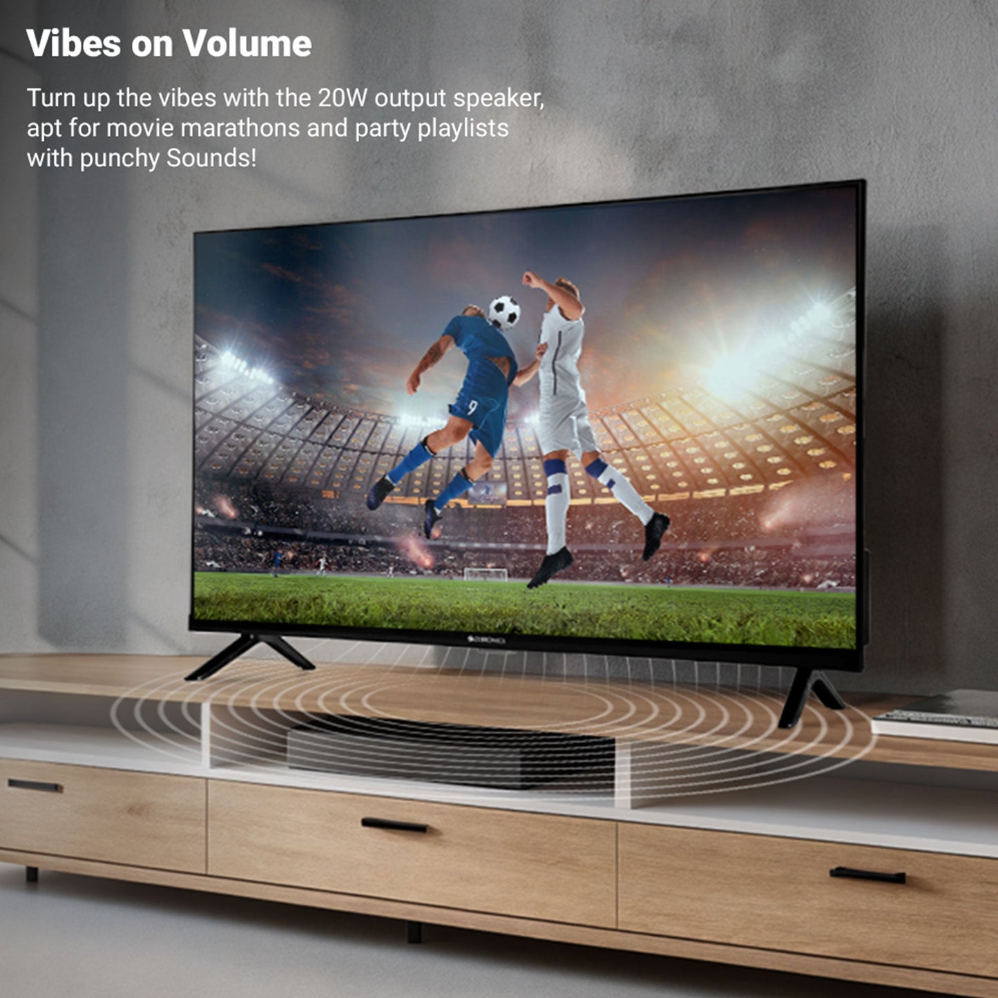 Zéb | Telewizor 32 cale LED z Rozdzielczością HD i Multi-Connectivity | Nowoczesny Design do Domowego Rozrywki 2