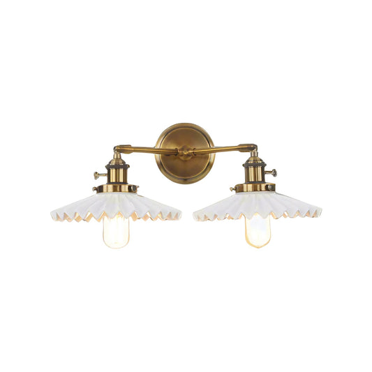Zelvio Modern LED Wall Sconce Lighting - Elegant Double Wall Lights for Bedroom, Living Room, and Hallway Decor