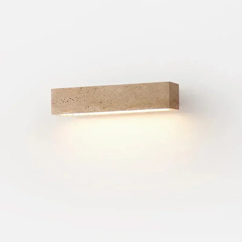 Zenlome | Modern Wall Lamp Made of Natural Stone with LED Lighting | Elegant Design for a Calm Interior