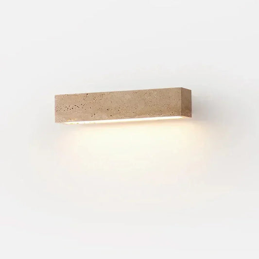 Zenlome | Modern Wall Lamp Made of Natural Stone with LED Lighting | Elegant Design for a Calm Interior
