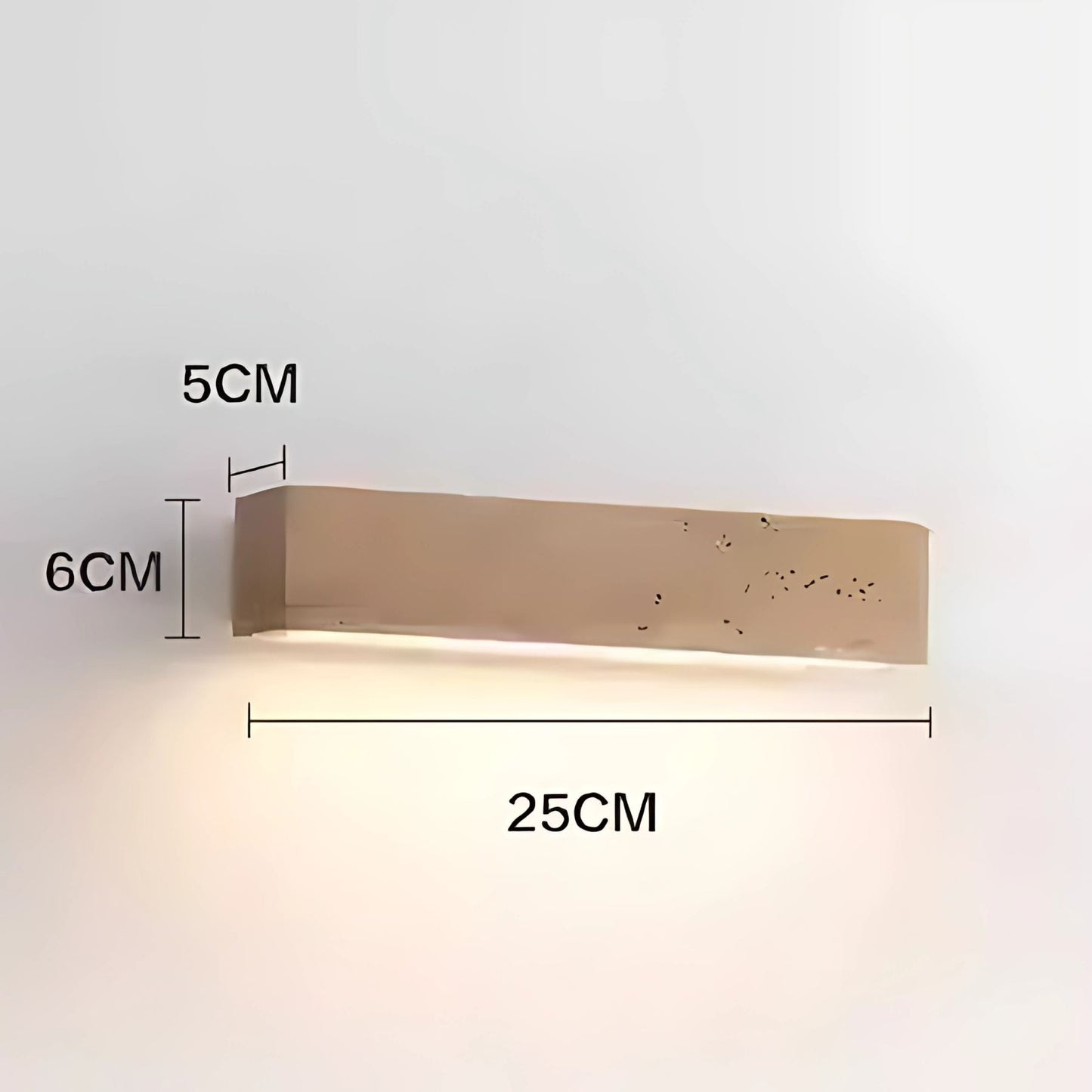 Zenlome | Modern Wall Lamp Made of Natural Stone with LED Lighting | Elegant Design for a Calm Interior