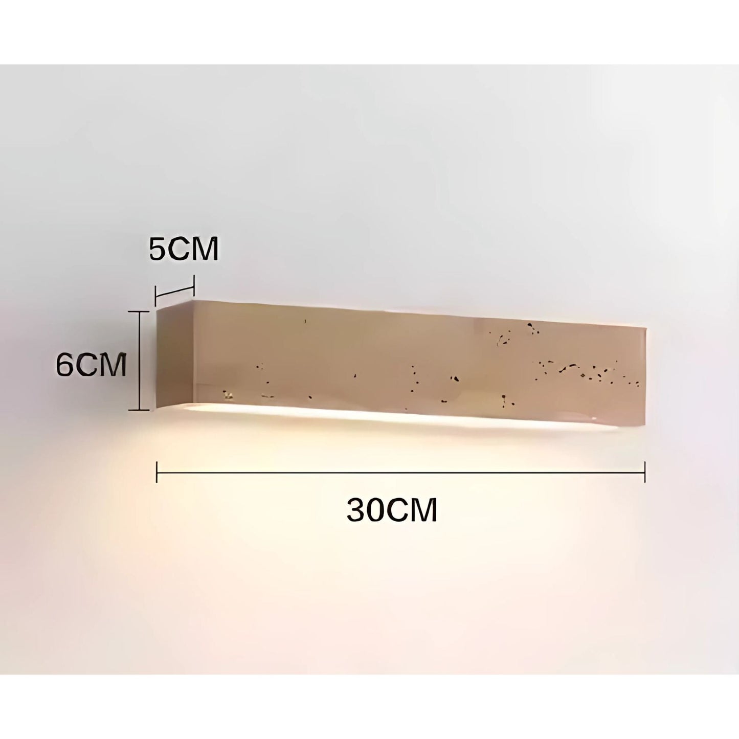 Zenlome | Modern Wall Lamp Made of Natural Stone with LED Lighting | Elegant Design for a Calm Interior