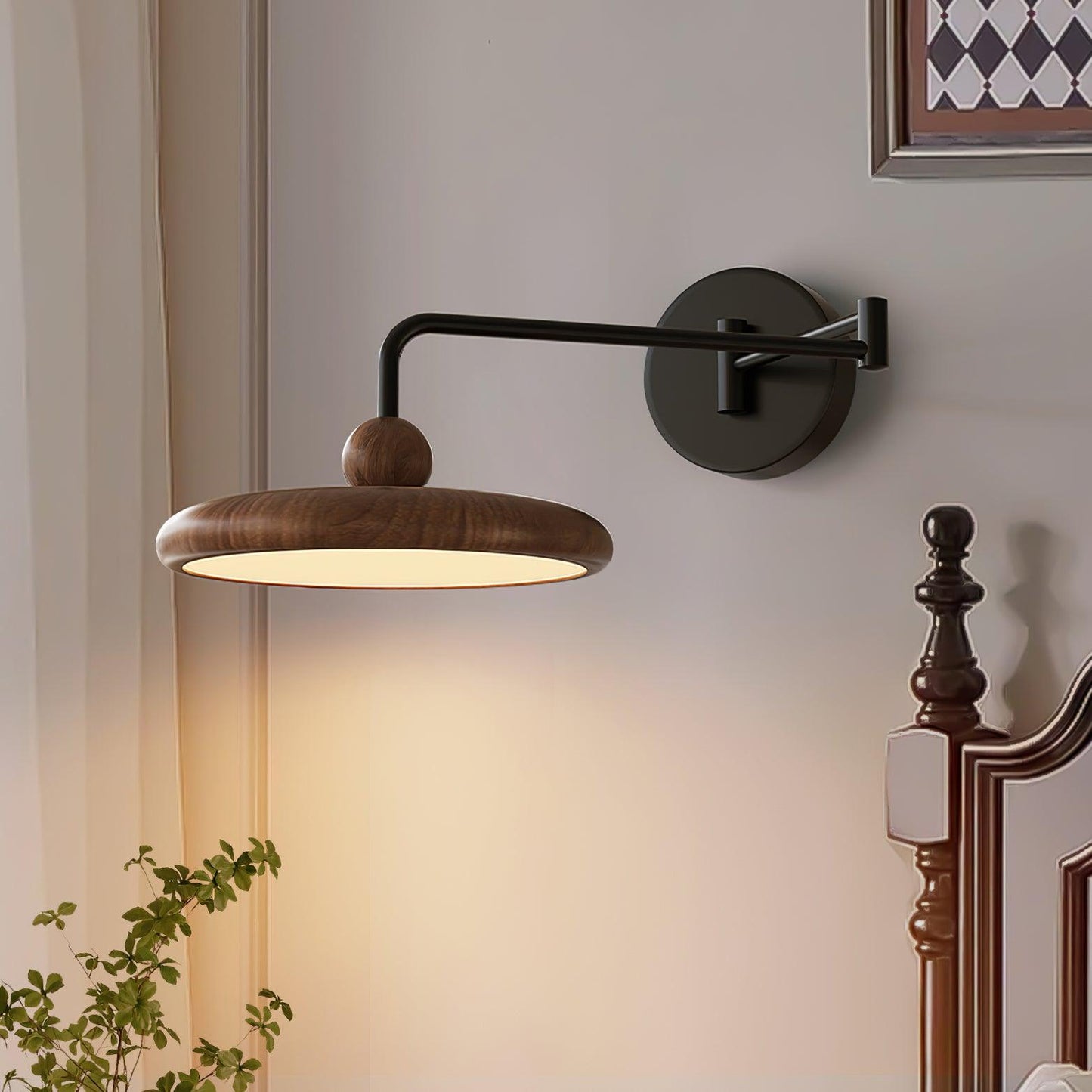 Zollin Adjustable Wall Sconce Light with Warm LED - Modern Minimalist Wall Lamp for Cozy Atmosphere