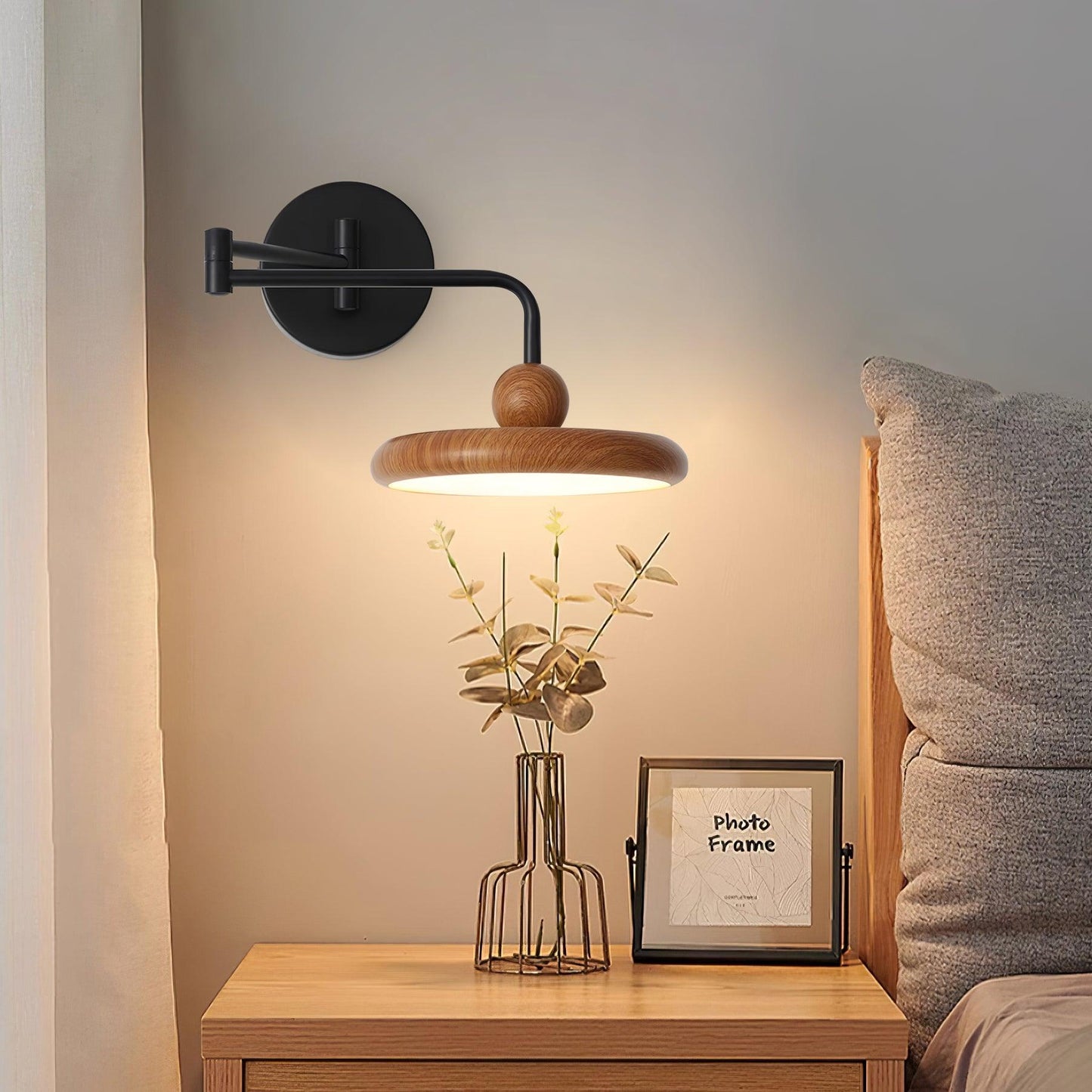 Zollin Adjustable Wall Sconce Light with Warm LED - Modern Minimalist Wall Lamp for Cozy Atmosphere