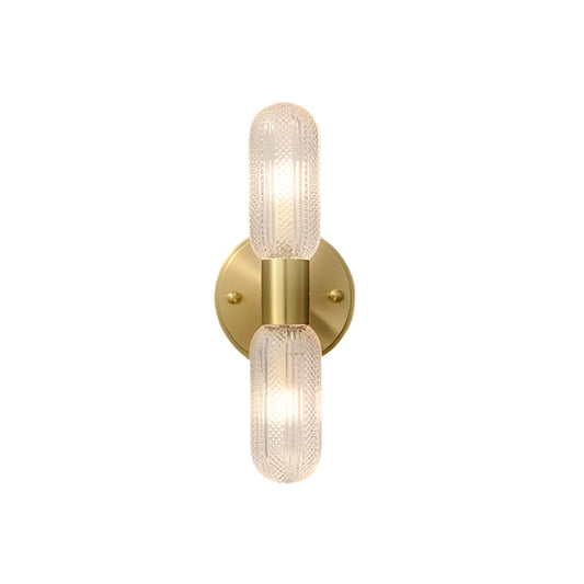 Zyllen Modern Wall Sconce Lighting - Elegant Minimalist Design, Versatile Mounting in Black and Gold