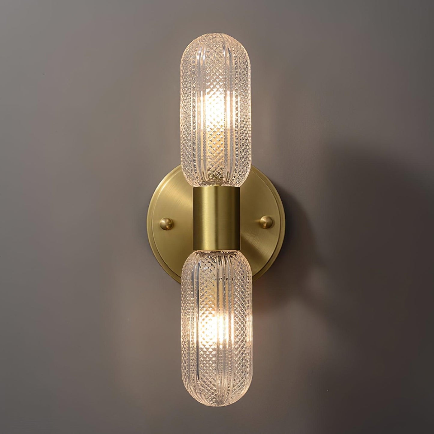 Zyllen Modern Wall Sconce Lighting - Elegant Minimalist Design, Versatile Mounting in Black and Gold