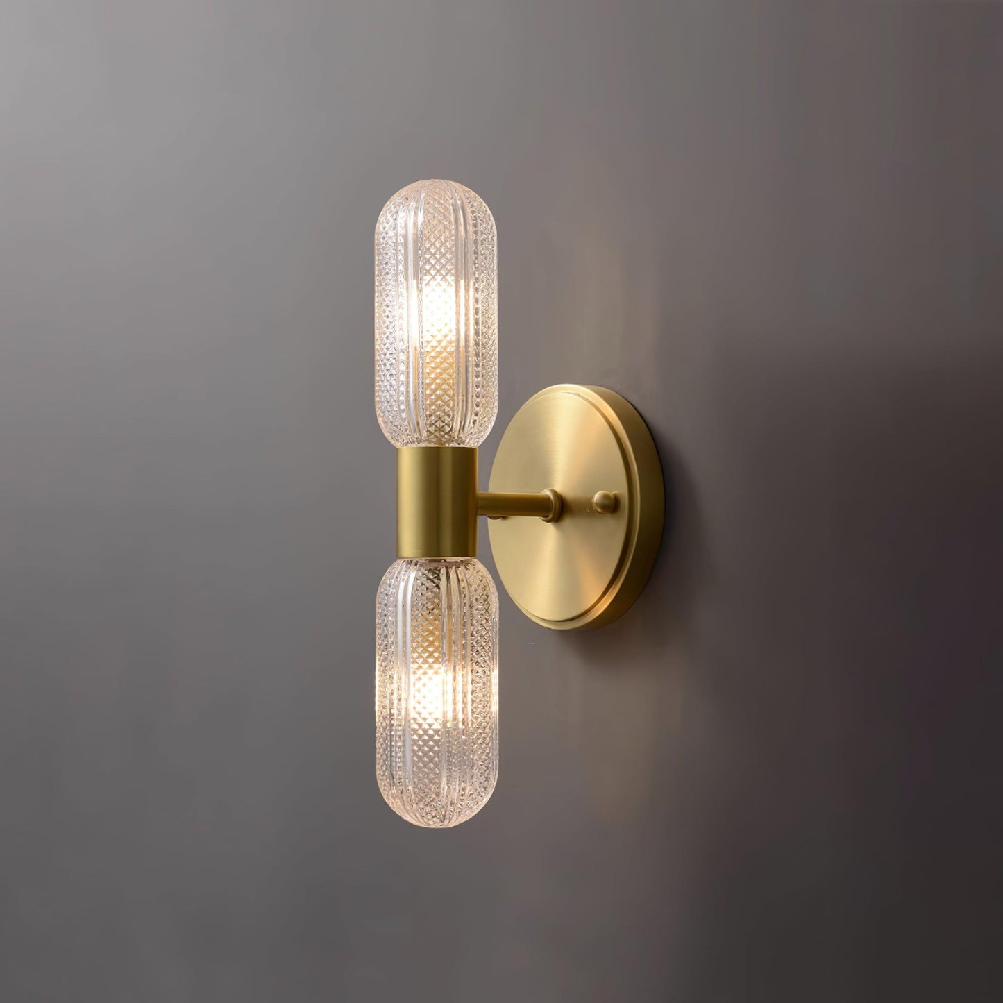 Zyllen Modern Wall Sconce Lighting - Elegant Minimalist Design, Versatile Mounting in Black and Gold